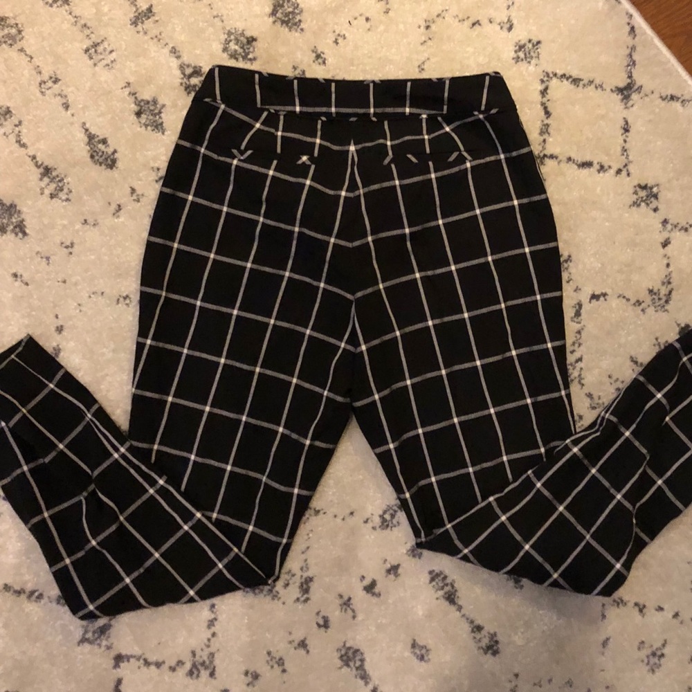 Banana Republic Black checkered “Martin” pant